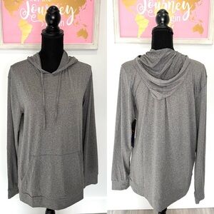 NWT - 32 Degrees Heather Gray Long Sleeve Hoodies Sweatshirt (S)